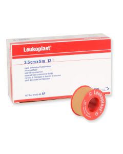 Nastro leukopor viscosa 5m x 25mm conf. 12 pezzi