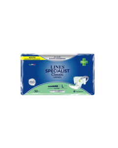 Lines specialist pannolone mutandina classic super taglia S 30 pezzi