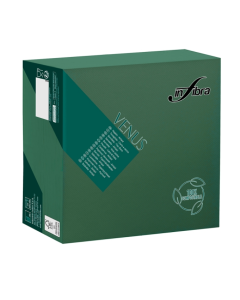 Infibra tovagliolo verde foresta airlaid  40 x 40 cm 50 pezzi