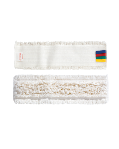 Frangia per lavaggio pavimenti attacco con velcro in cotone 40 cm - VDM
