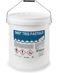 Pastiglie per piscine-Dast Tris gr 20-Vari formati-Chimica D'Agostino