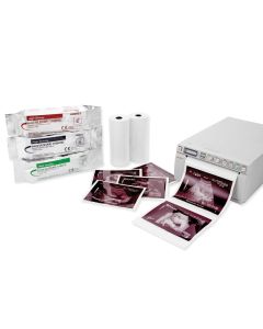 Carta videostampante durico, termica per ecografi, compatibile Mitsubishi K61S, KP61S, KP61B, conf. 5 pezzi