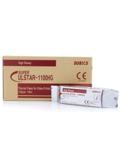 Carta videostampante durico, termica per ecografi, compatibile con Upp110HG, K91HG, KP91HG conf. 5 pezzi