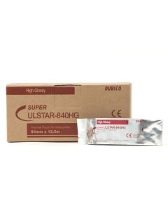 Carta videostampante durico, termica per ecografi, compatibile con Sony Upp 84HG conf. 10 pezzi