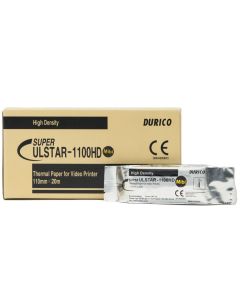 Carta videostampante durico, termica per ecografi, compatibile Mitsubishi K65HM KP65HM conf. 5 pezzi