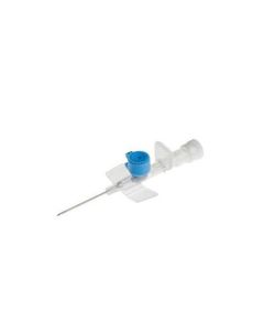 Delta Ven 2 Ago cannula azzurro a 2 vie con alette 22G x 25 mm - Deltamed
