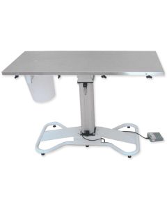 Tavolo operatorio veterinaria acciaio inox dimensioni 118x56xh 85/102 conf. 1 pezzo