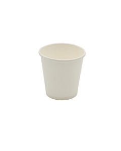 Bicchiere 100 cc / 4 oz in cartoncino bianco confezione da 50 pezzi