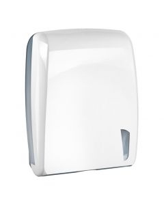 Dispenser carta asciugamani interfogliata bianco-41x14x32 cm-Mar Plast