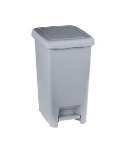 Pattumiera a pedale per rifiuti Slim grigia-60 e 40 lt-Medial