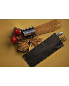 Infibra buste portaposate con tovagliolo Antracite 1000 pezzi