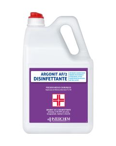 INTERCHEM ARGONIT AF/2 DISINFETTANTE detergente disinfettante inodore per attrezzature 5 litri 