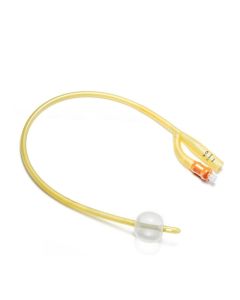 Catetere foley Med's 2 vie in lattice siliconato CH 12 PAL 5/15 M