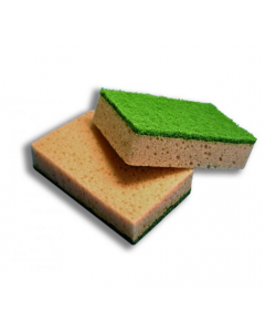 Arix spugna per piatti convert 80 con retina grande 14x9x3,5 cm pz 10