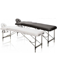 Lettino estetista pieghevole bianco Master Alluminium-186x60x64-85 h cm