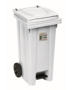 Cassonetto da esterno con pedale-120 lt-Vari colori