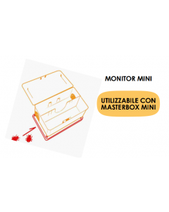ORMA MASTERBOX INSECT MONITOR MINI trappola per insetti striscianti 12,8 x 8 x 1,8 cm