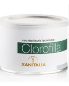 Ceretta depilatoria clorofilla in barattolo da 400 ml Xanitalia