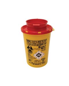 Contenitore per rifiuti taglienti e rifiuti sanitari 0,8 litri in plastica