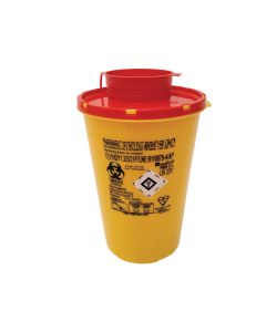 Contenitore per rifiuti taglienti e rifiuti sanitari 1,5 litri in plastica