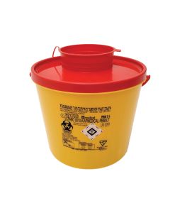Contenitore per rifiuti taglienti e rifiuti sanitari 5 litri in plastica
