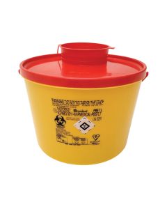Contenitore per rifiuti taglienti e rifiuti sanitari 7 litri in plastica