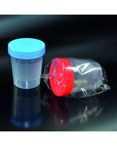 Contenitore 150 ml per urine asettico imbustato singolo confezione 250 pezzi