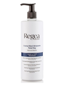 Crema mani idratante Total day con Burro di Karité ml 500 - Regea