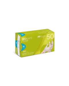 RAYS BIOSAFE PP TYPE 50 Guanto in lattice con polvere conf. 100 pezzi 