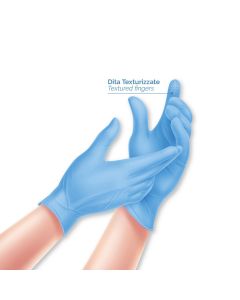 RAYS BIOSOFT PF TYPE 35 Guanto in nitrile azzurro senza polvere conf. 100 pezzi 