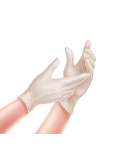 RAYS BIOSAFE PP TYPE 60 Guanto in lattice senza polvere conf. 100 pezzi