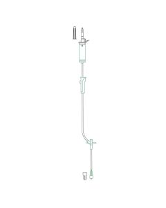 Deflussore Med's con punto di infusione ad Y luer lock in busta sterile