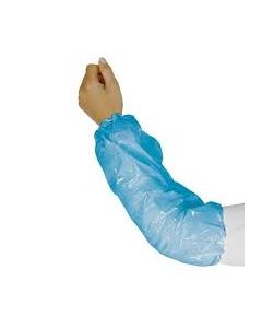 Gardening coprimaniche monouso in plastica blu conf. 100 pezzi