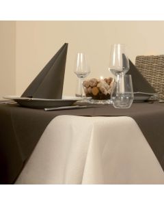 Tovaglia Airlaid PLUS Cacao 100 x 100 cm Effetto Tessuto Pack Service conf. 25 pezzi 