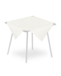 Tovaglia Airlaid PLUS Bianca 100 x 100 cm Effetto Tessuto Pack Service conf. 25 pezzi