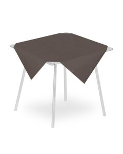 Tovaglia Airlaid PLUS Cacao 100 x 100 cm Effetto Tessuto Pack Service conf. 25 pezzi