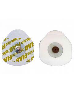 FIAB F9089 Elettrodo monouso Ecg 36x45 mm (ovale) connessione a clip per adulti e bambini conf. 100 pezzi