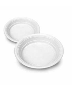 Dopla piatti fondi riutilizzabili in plastica confezione da 33 pezzi