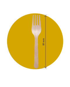 Forchetta in legno 12 cm pz 100