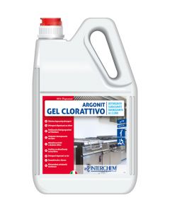 INTERCHEM ARGONIT GEL CLORATTIVO detergente sgrassante in gel al cloro 5 litri