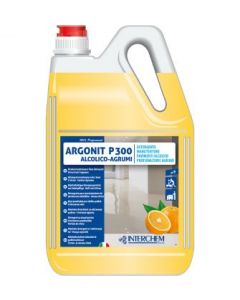 INTERCHEM ARGONIT P 300 AGRUMI detergente profumato alcolico brillante e rapida asciugatura 5 litri