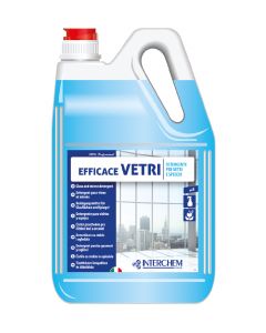 INTERCHEM EFFICACE VETRI Detergente per vetri 5 litri