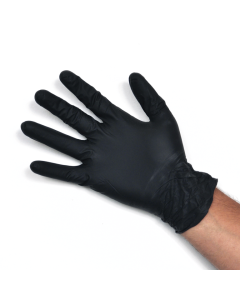 GARDENING DOC BLACK Guanto in nitrile nero 5,4 gr senza polvere conf. 100 pezzi