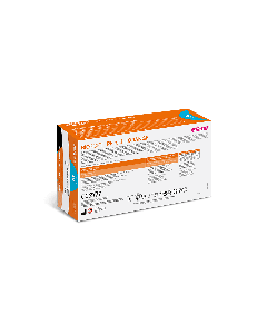 RAYS BIOSOFT PF TECH ORANGE Guanto in nitrile arancione 8,7 gr senza polvere puntinato conf. 50 pz