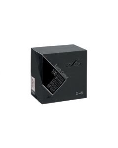 Infibra tovagliolo nero 2 veli 25 x 25 cm 100 pezzi