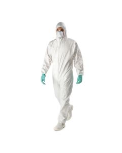 Rays Lifeguard tuta monouso bianca in TNT 40 gr con cappuccio imbustata singola 