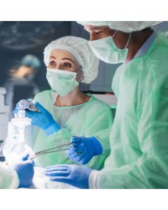 Rays camice monouso visitatore verde in tnt 20 gr. Con polsino in maglina conf. 10 pezzi 