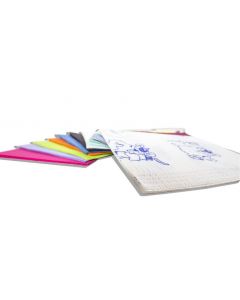Dispotech Perfecto Napkins bavagli monouso impermeabili 2 veli colore blu conf. 500 pezzi