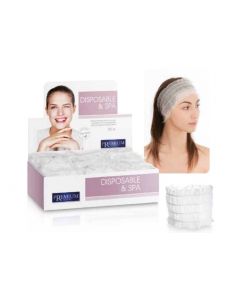 Fascia per capelli monouso con dispenser 100 pezzi Xanitalia