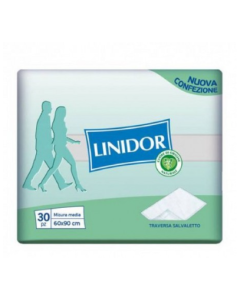 Linidor traversa assorbente letto 60 x 90 confezione 30 pezzi
